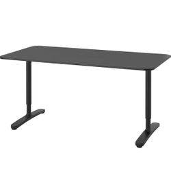 IKEA BEKANT Desk - Black, 160x80 cm