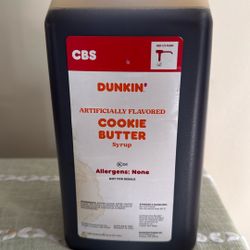 Dunkin’ Cookie Butter Syrup