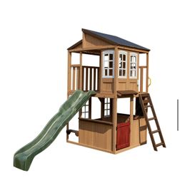 Cedar Summit By Kidkraft Lofty Heights Outdoor Playhouse For Sale In  Walnut, Ca - Offerup