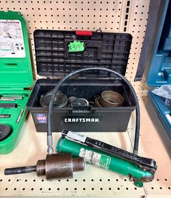 Greenlee 767 Hydraulic Knockout Punch Driver Set