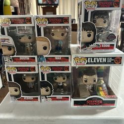 Funko Pops Stranger Things Lot