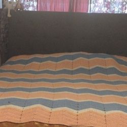 Pretty Crochet Afhagan Fits California King 