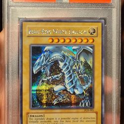 Yugioh 2004 Blue Eyes White Dragon PSA 10 Gem Mint PC Kaiba the Revenge Game Dark Magician Girl Red Eyes Black Dragon Exodia Slifer Obelisk Ra