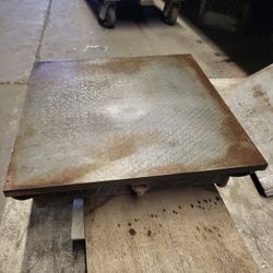 Surface Plate Cast Iron Heavy Duty 18" X 18" Tool Machinists Tools Metal Steel Shop