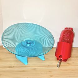 Hamster Wheel And Bottle