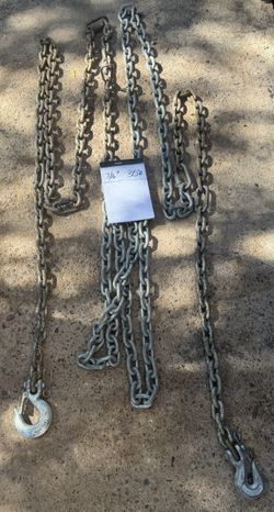 30 Ft - 7/16" Heavy Duty Tow/Transport/Lifting Chain