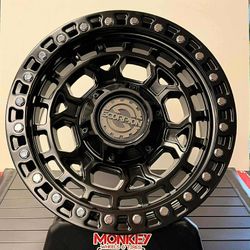 17x9 5x127 5x139 Matte Scorpion Rims 