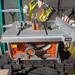 Ridgid 10" 15 Amp Table Saw