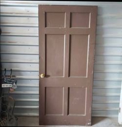 Wooden Exterior Door
35 3/4" x 78 3/4"