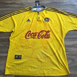 Adidas Club America Aguilas 98/99 Hone Futbol Soccer Jersey XL  Vintage