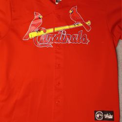 Vintage Jim Edmonds Men's Size XLARGE XL St Louis Cardinals Jersey Majestic 