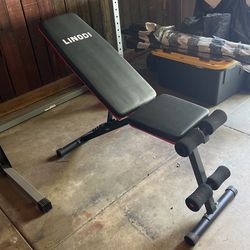  Weight Bench + 40lb Weights & Large  Mirror - MUST GO ASAP