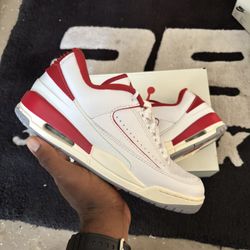 Jordan 2/3 Red white