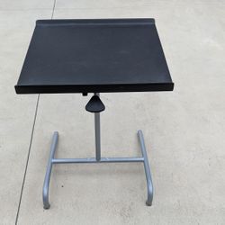 Portable Laptop Desk Office Mobile Computer Stand Rolling Table Cart 24 inch adjustable to 34 inch $25
