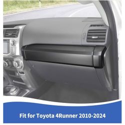 Toyota 4Runner 2010-2024, 3PCS Center Console Co-Pilot Passenger Side Panel Dash Trim Cover (Matte Black)