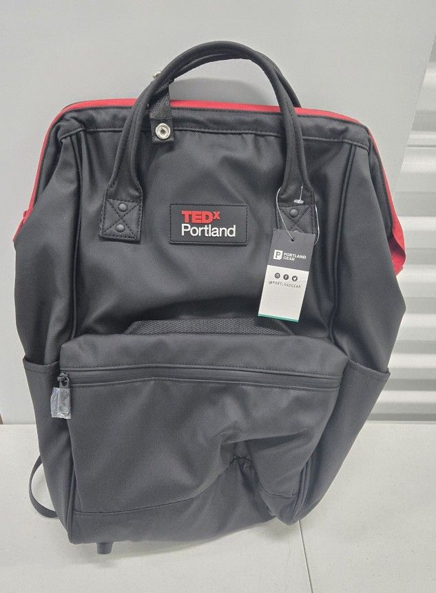 Tedx Portland Backpack PORTLAND GEAR Cascade Backpack Book Bag Ted X NWT