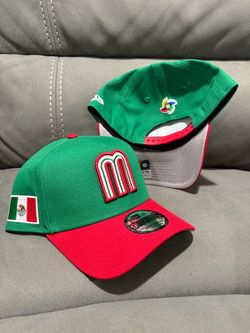 LMB team Mexico new era green red Mexico flag patch 9forty a frame SnapBack hats