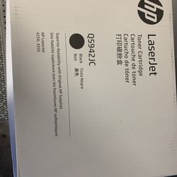 HP 42X Black High Yield Toner Cartridge HP LaserJet 4(contact info removed) Q5942JC