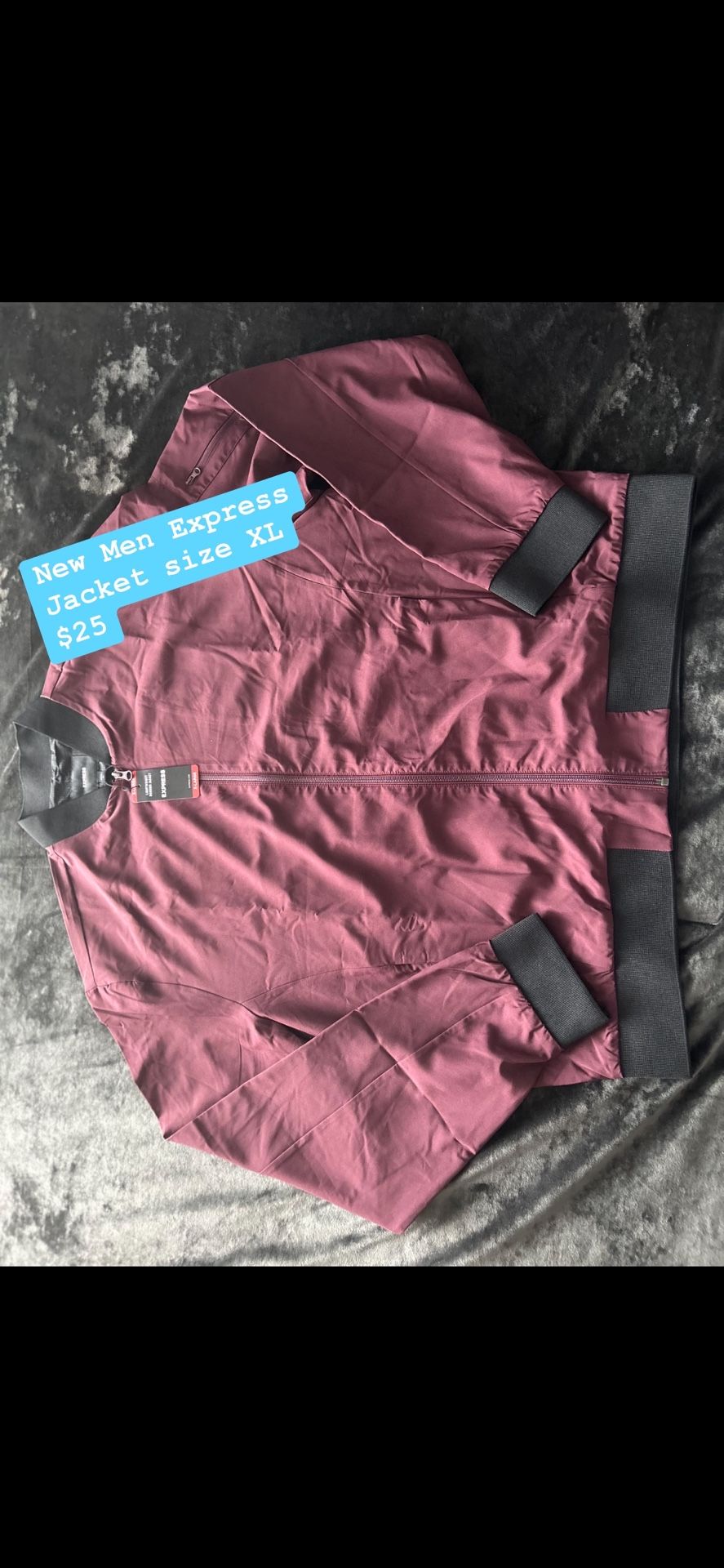 New Men Express Light Bomber Jacket Size XL