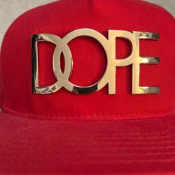 DOPE Logo Red SnapBack 
