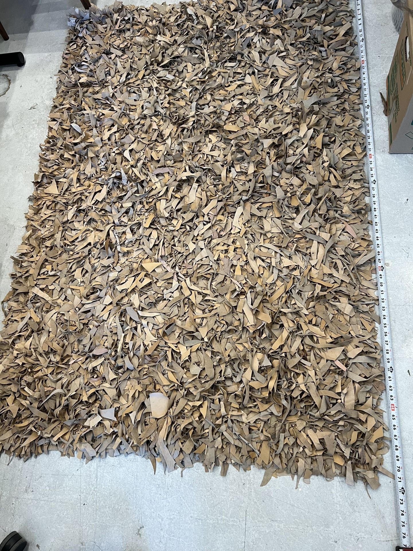 Leather Shag Rug