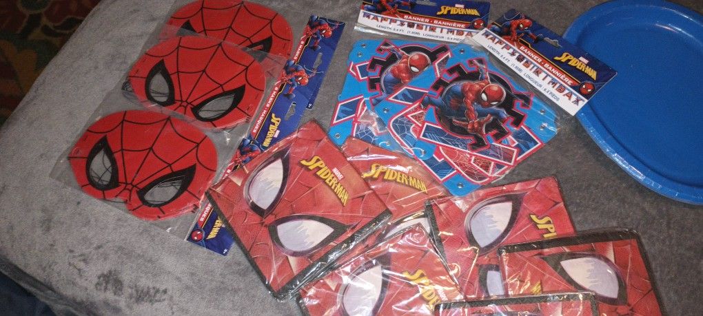 Birthday Party Supplies Spider -Man 