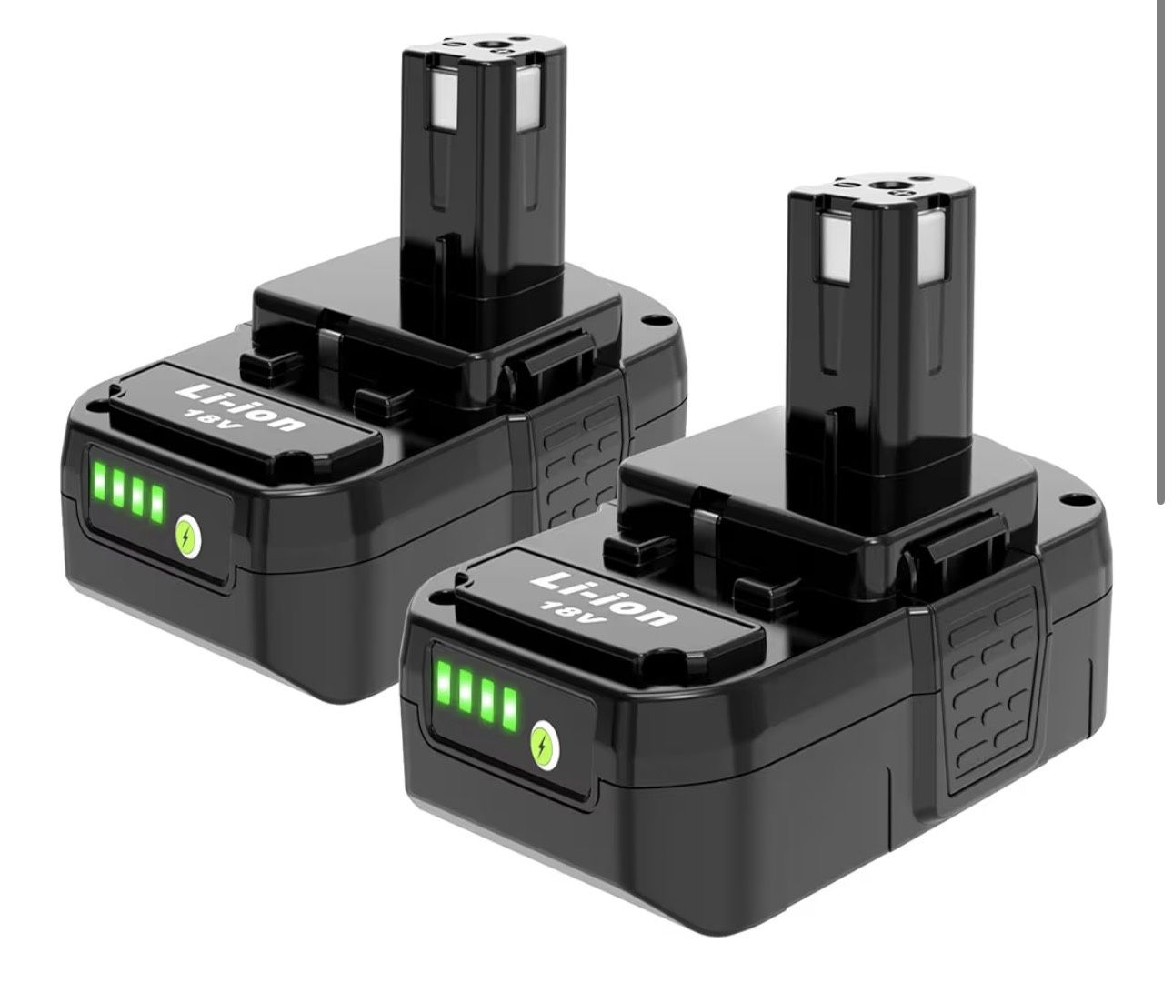 2 Packs 18V 3.0Ah Battery Replacement