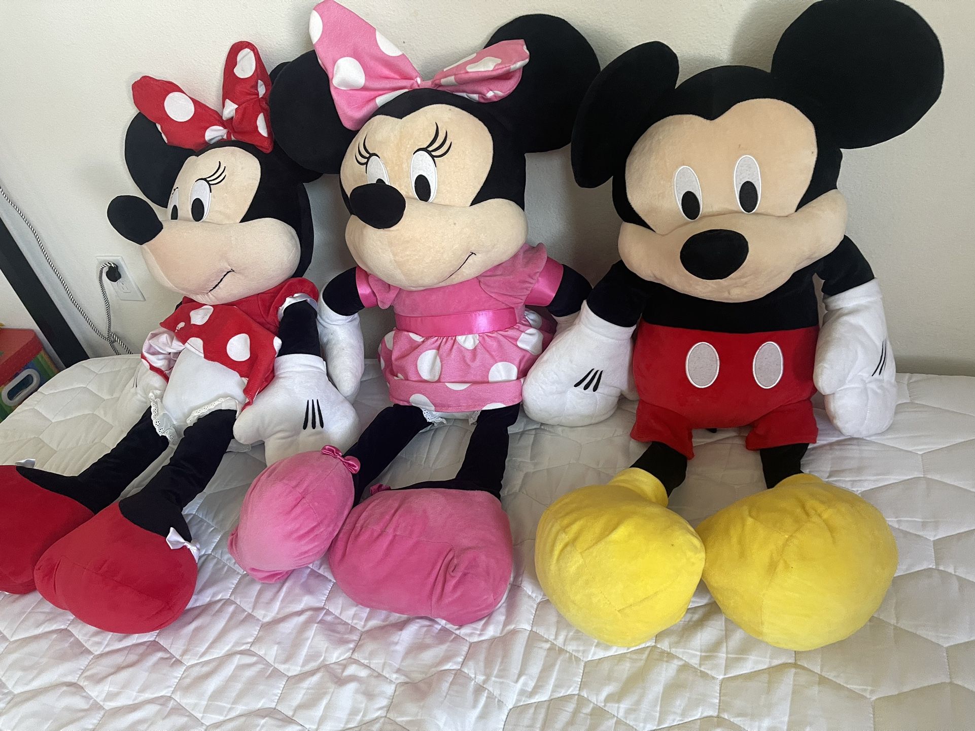 $15 Each. Mickey Mouse 40 Inches (100cm) Mouse Stuffed Animal for Kids