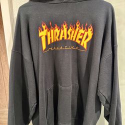 Thrasher Hoodies (flame Font XL) 