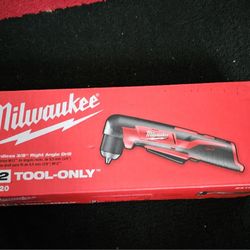 MILWAUKEE M12 RIGHT ANGLE DRILL *TOOL-ONLY *