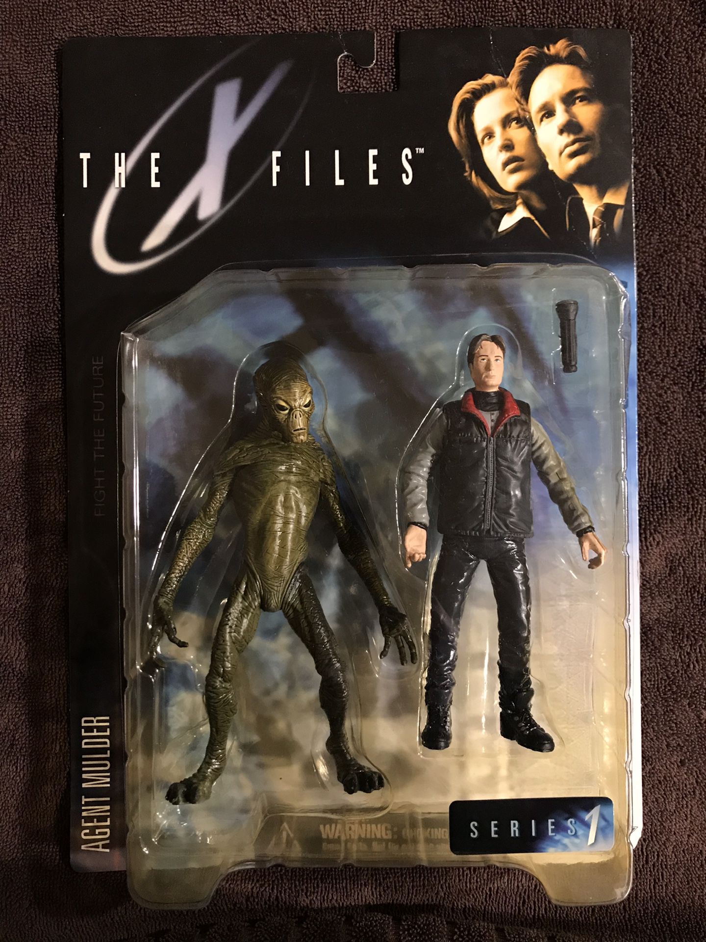 X-Files action figures- Series 1, three available