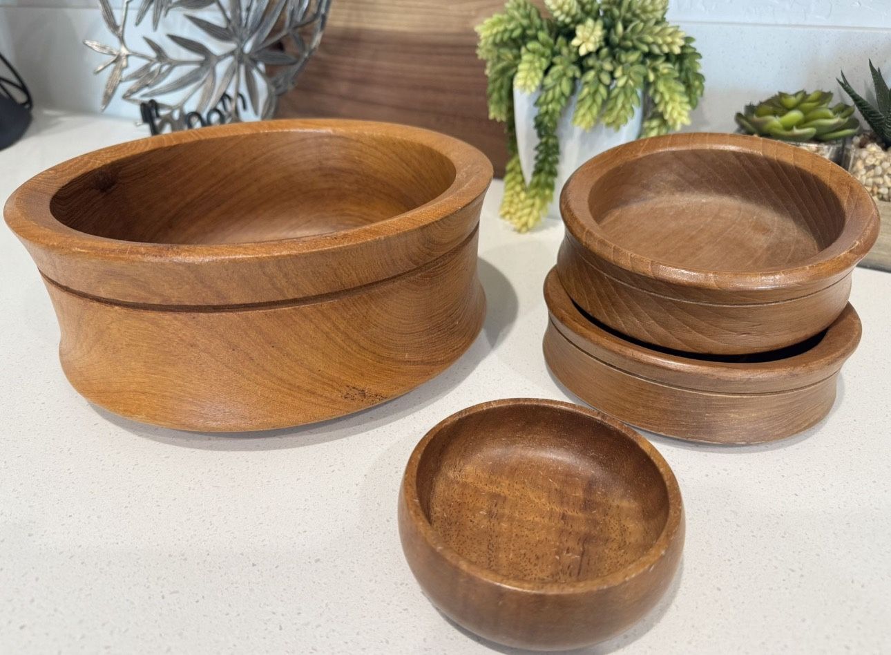 Wooden Kitchen Bowls