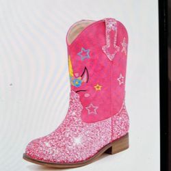 Motasha Girls Size 4 Unicorn Boots