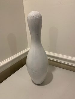 Old wooden bowling pin