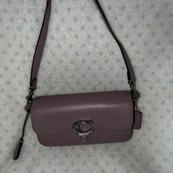 Purple Tabby Coach Purse 