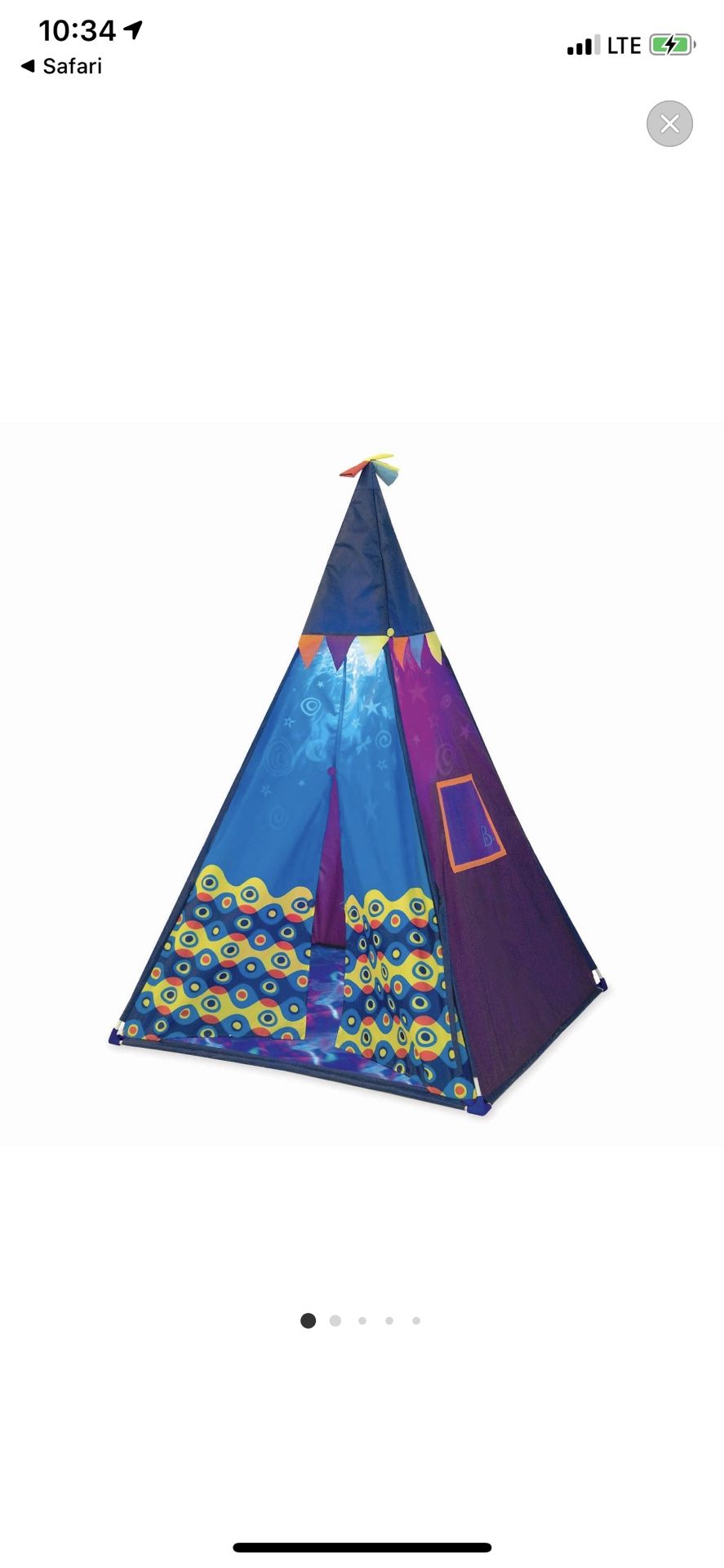 B toys kids tent