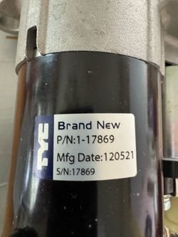 New starter motor TYC 17869