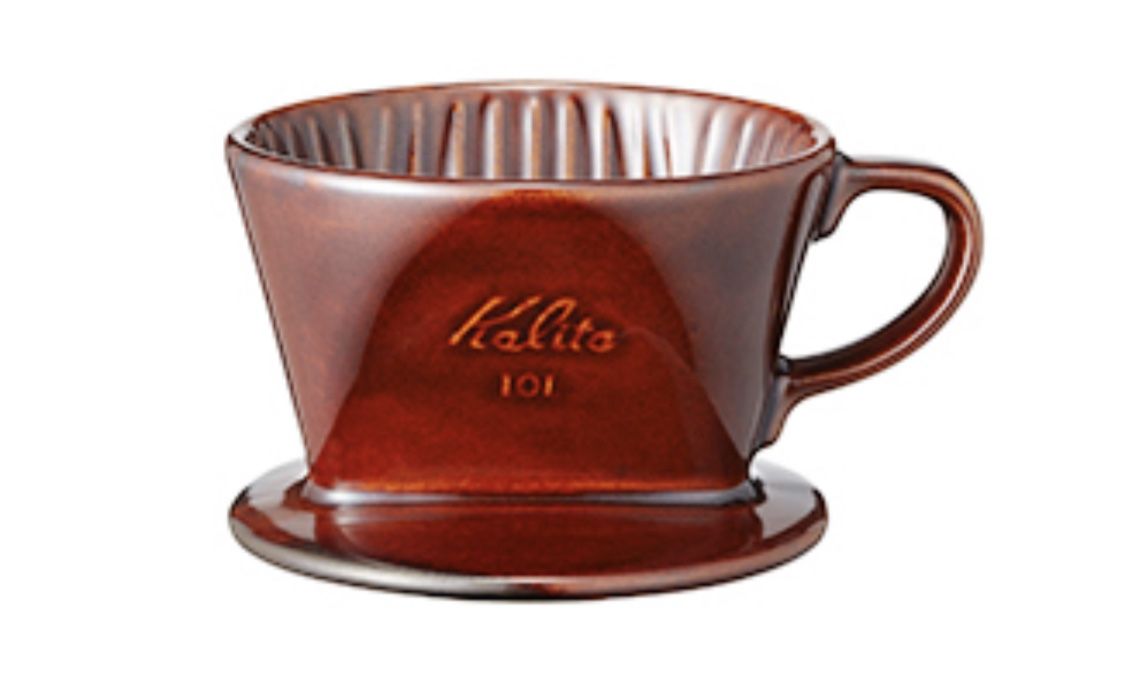 Made in JAPAN - Kalita 101 Ceramic Dripper (Brown)