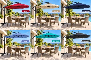 Cantilever Offset Patio Umbrella,Mo