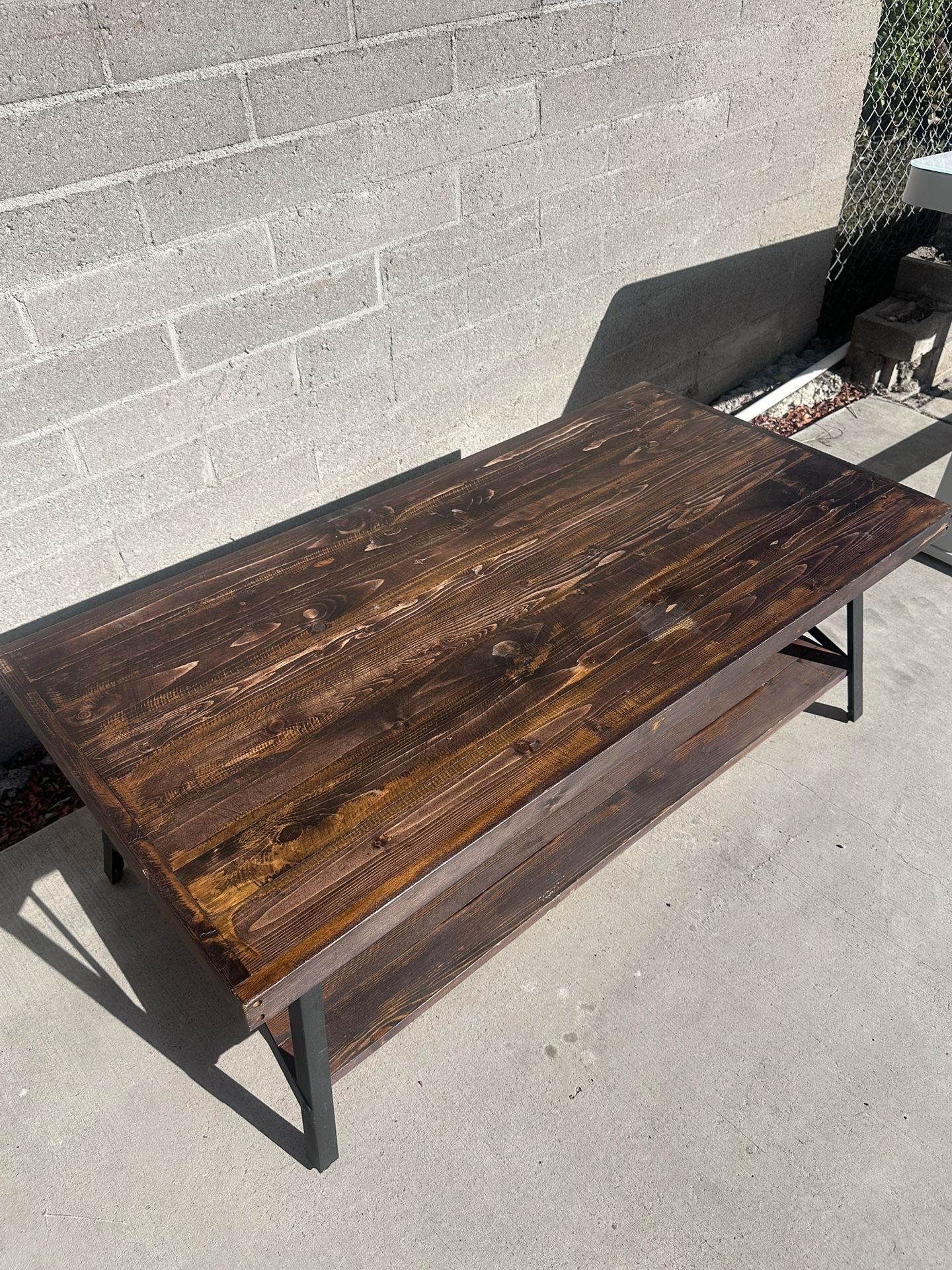Rustic Wood Coffee Table