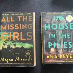 Thriller Books, $10 For Both