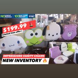 IMPRESSIONS VANITY CHAIRS SALE $199.99 