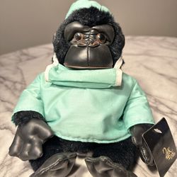 1996 24k Polar Puff Nurse Gorilla Plush Stuffed Monkey 8"