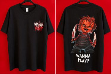 wanna play ? Horror Graphic Shirt
