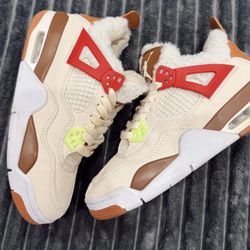 Jordan 4 Retro Brown, Red Size 8