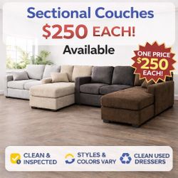 Sectional Couches $250