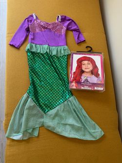 Kids Mermaid Halloween Costume 4-5 yo