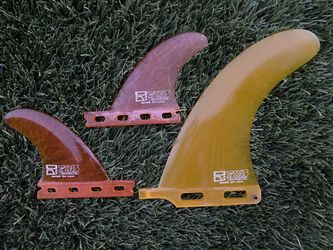 Midlength / Longboard Fin Lot – Fins Unlimited 2+1 + Pearson Arrow 6”