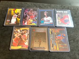 Michael Jordan cards and baseball rc