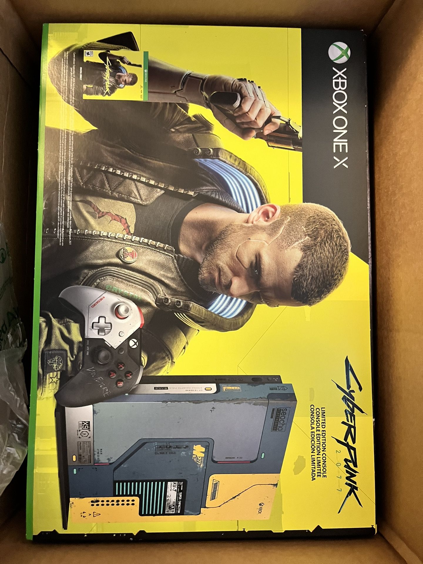 Microsoft Xbox One X Cyberpunk 2077 Limited Edition Console Bundle - 1TB